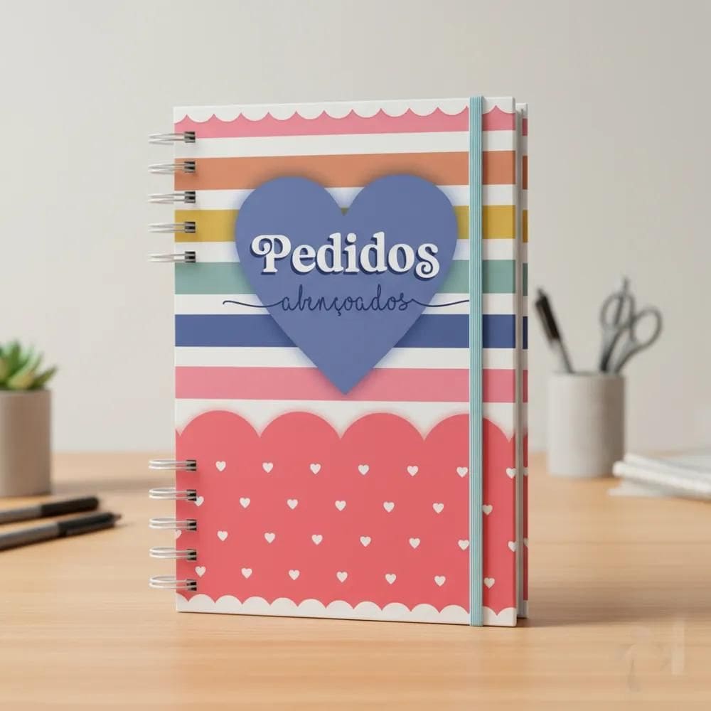 Caderno Pedidos Capa Dura A5 Controle Vendas Organizado