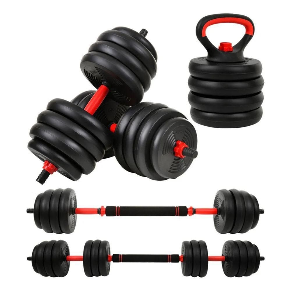 Kit Halter Ajustável 20Kg 6 Em 1: Treino Completo Em Casa