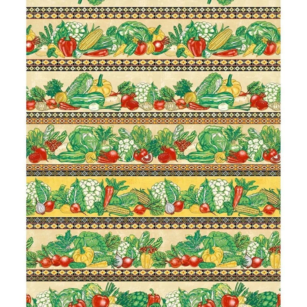 Barrado Tricoline 100% Algodão Pano De Prato Deco Horta