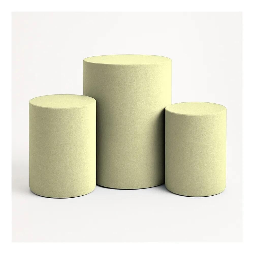 Trio Capas Cilindro Veste Fácil Cor Amarelo Bebe