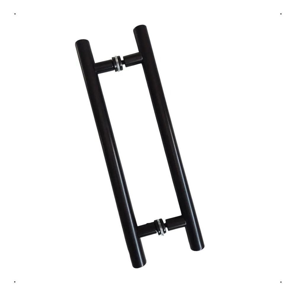 Puxador H Alumínio 40Cm Porta Pivotante Industrial