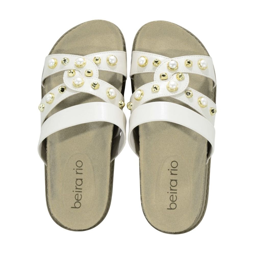 Tamanco Beira Rio Branco/Off White