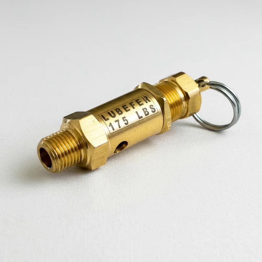 Válvula Segurança 1/4 175 Psi Compressor Lubefer