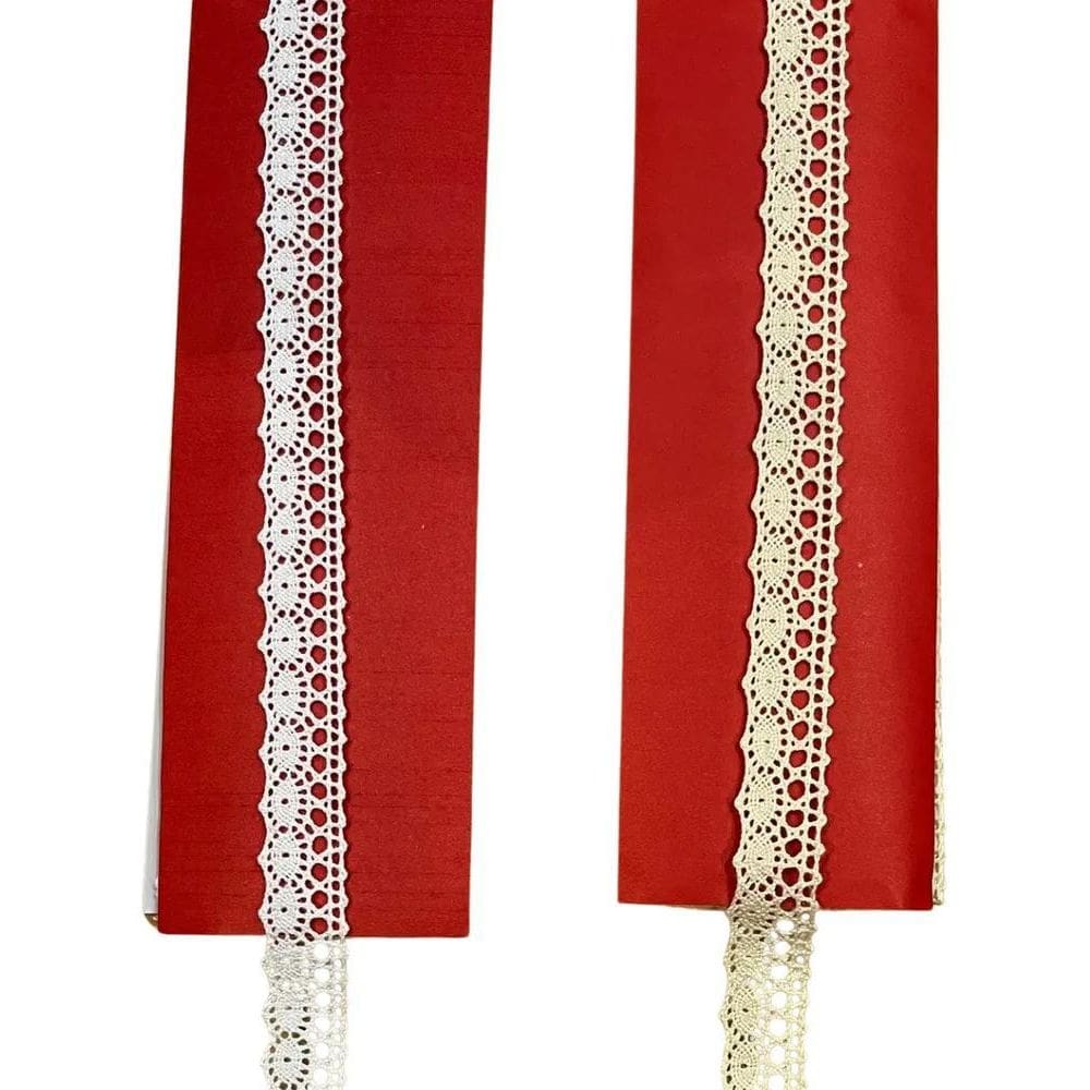 Renda Algodão Artepunto 10M - Branco/Cru Toque Sua Cru