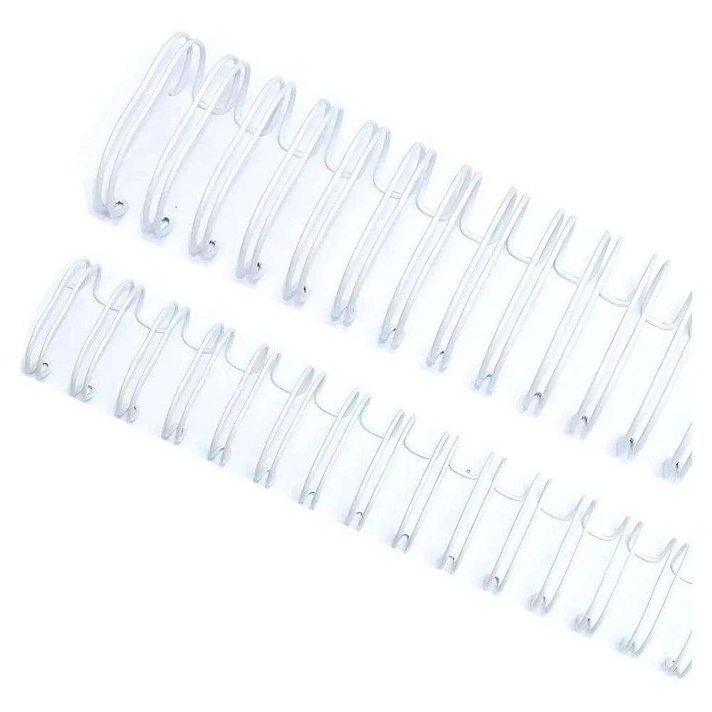 Wire-O Branco 1 1/4 A4 270Fls Para Encadernação 2X1 - 25Un
