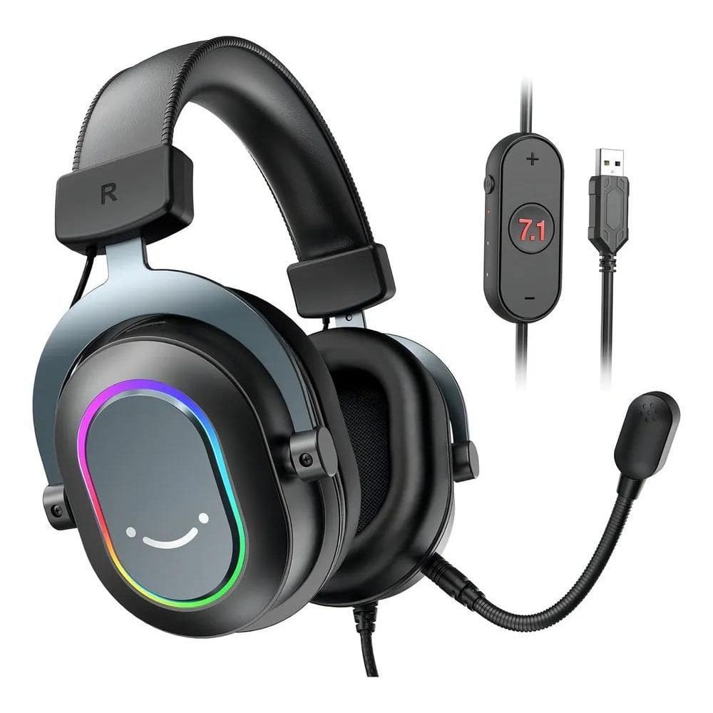 Headset Gamer Fifine H6 Rgb 7.1: Imersão Total
