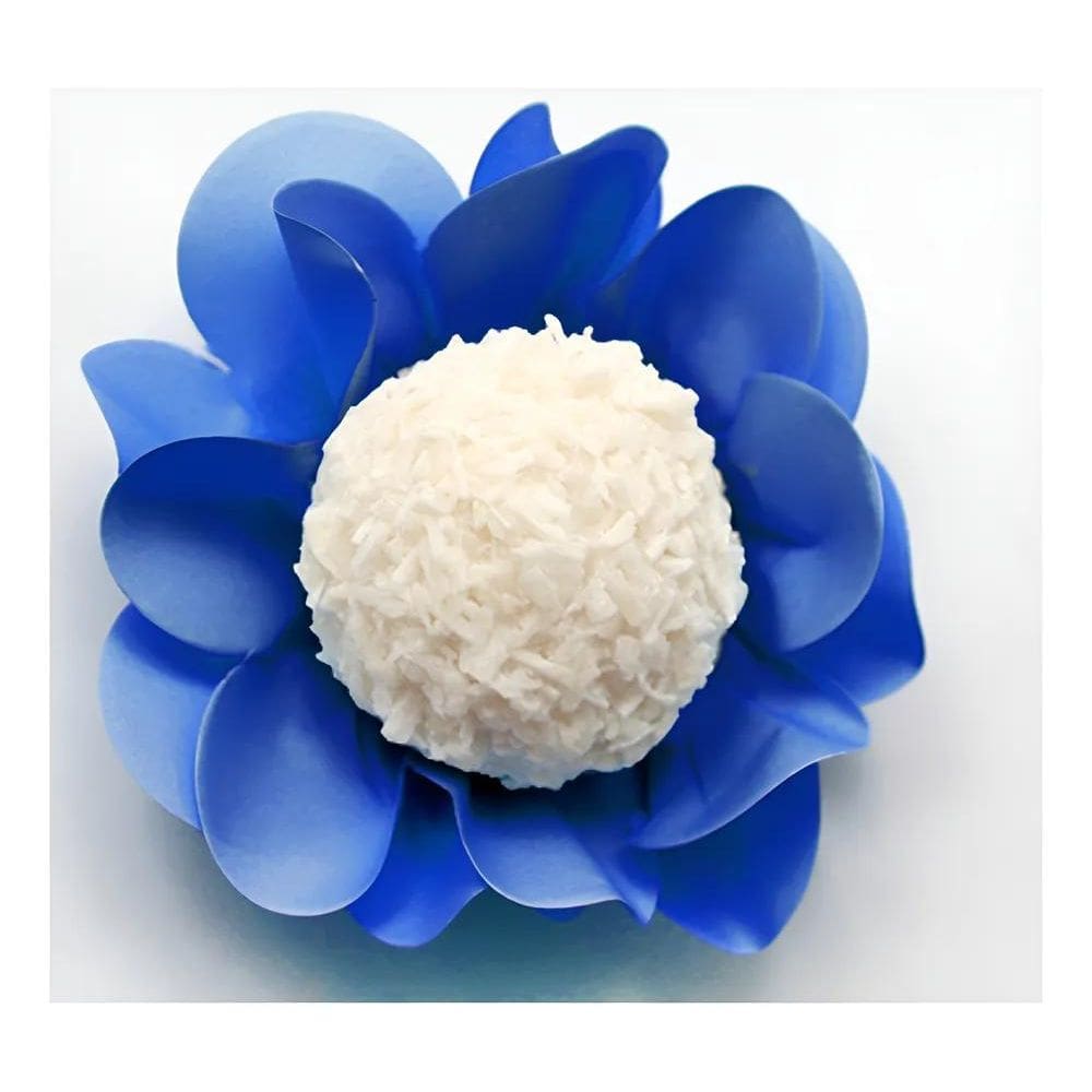 Forminhas Flor Luxo 80 Und: Casamento, Festa, Do Azul Royal