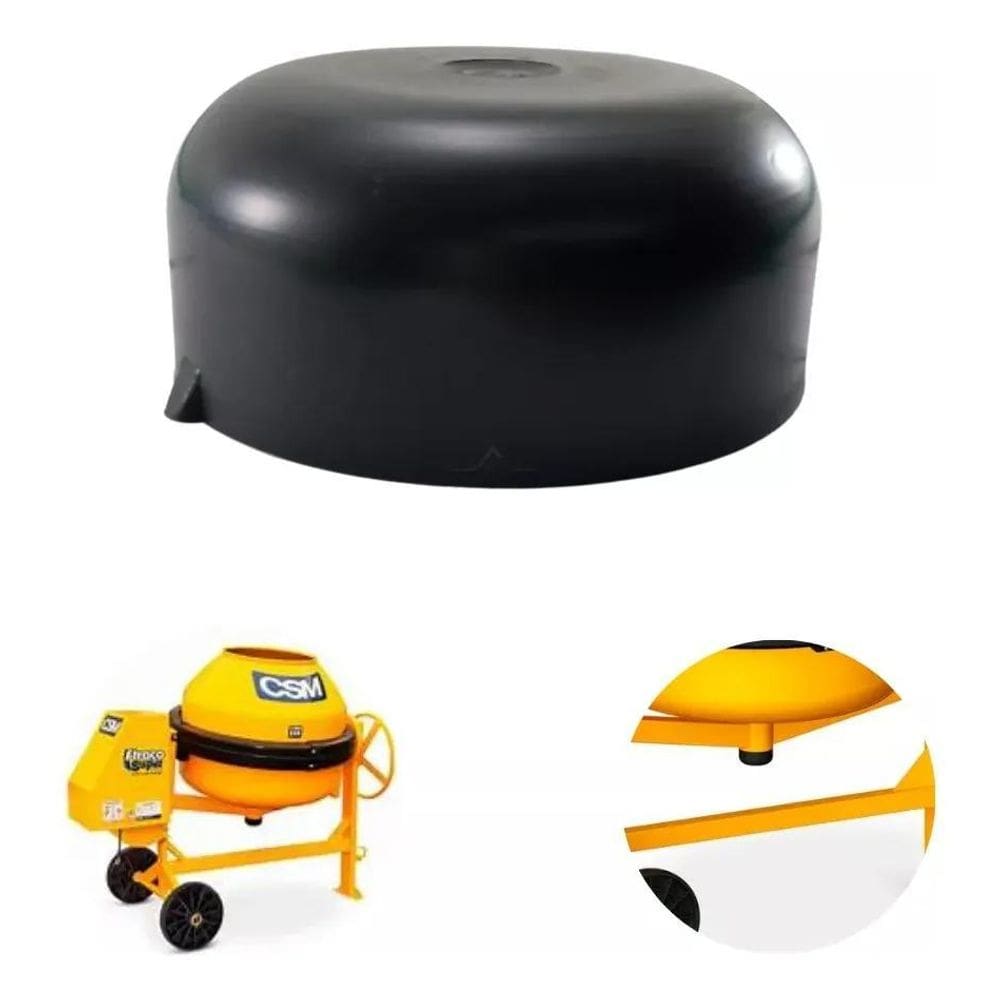 2X Betoneira Csm 400 L - Tampa Superior De Vedação Do Rolame