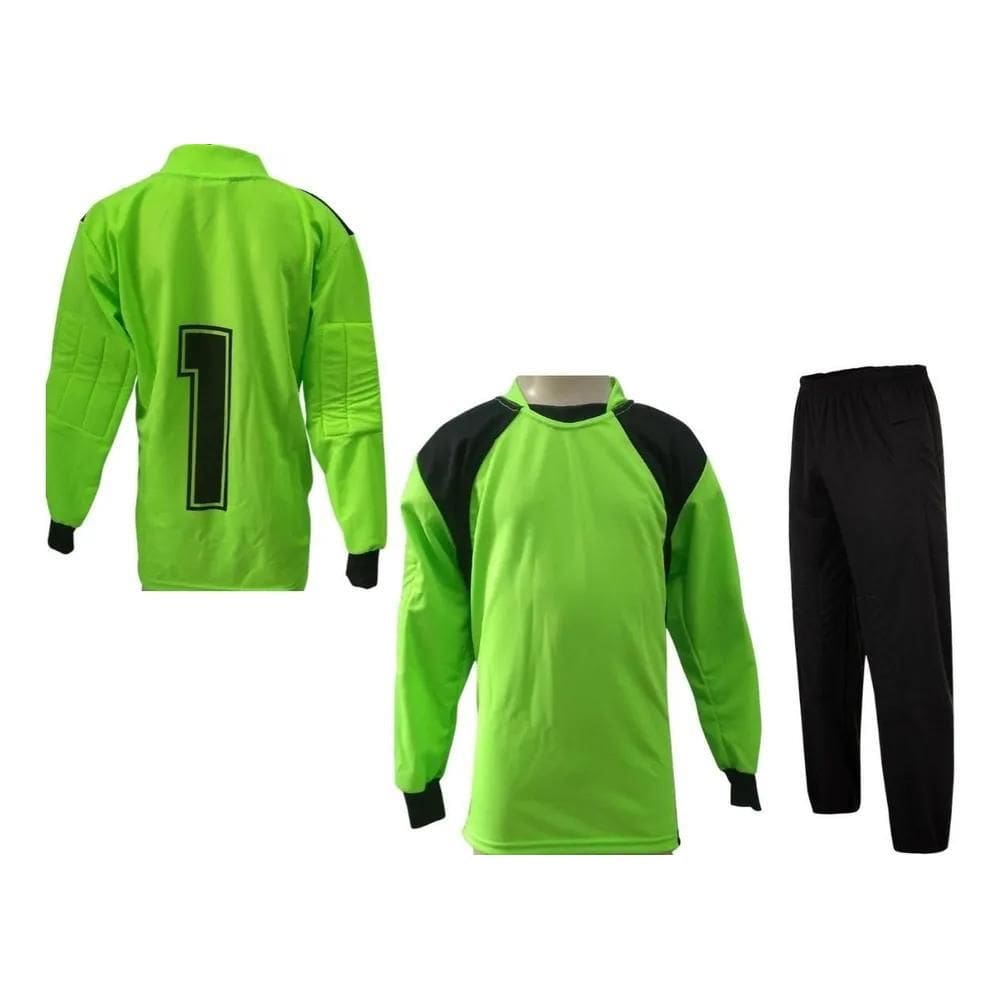 Kit Goleiro Infantil Trb: Azul-Escuro 08M