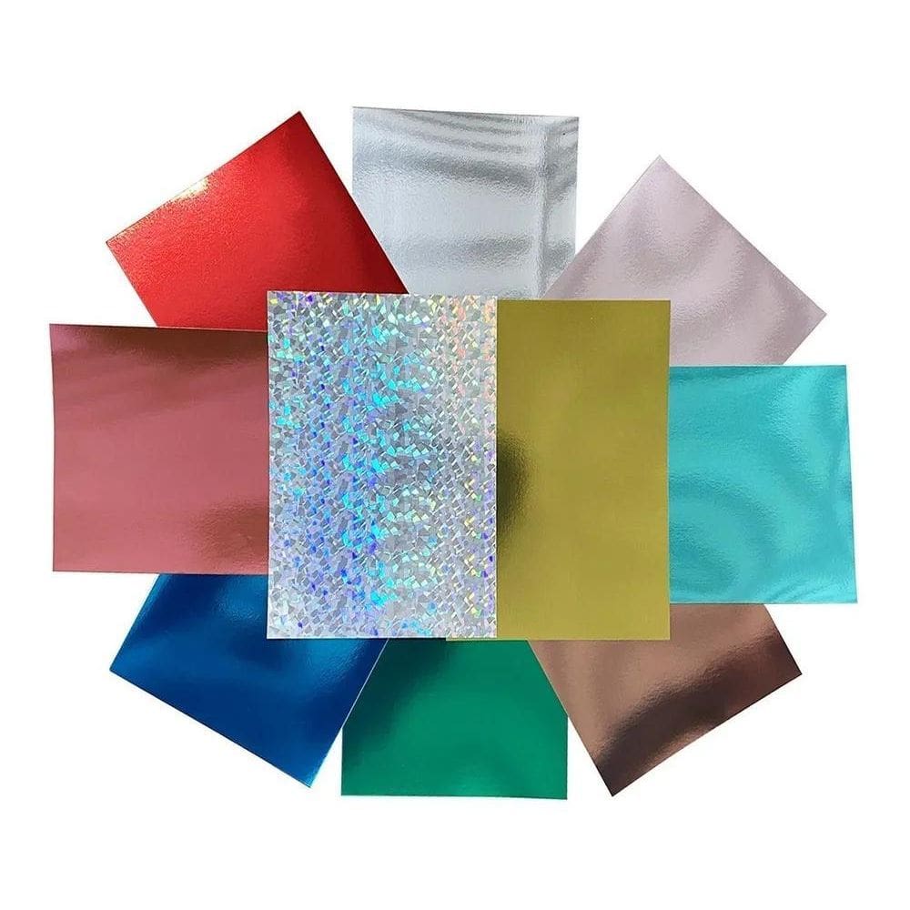 Papel Lamicote A4 250G: Cores Vibrantes Para Artesanato