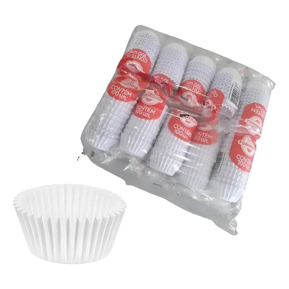 1000 Forminhas Brancas N5 Regina: Doces Perfeitos