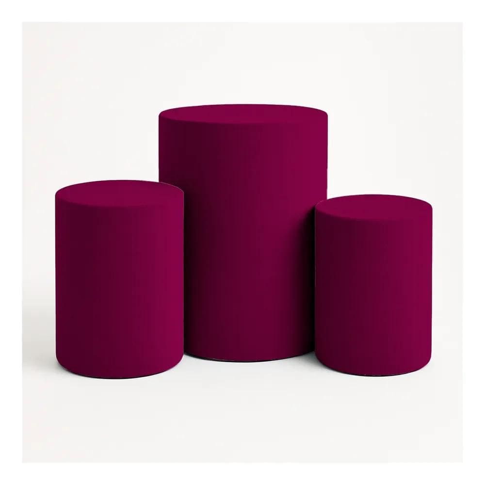Trio Capas Cilindro Veste Fácil C Rosa Choque 71