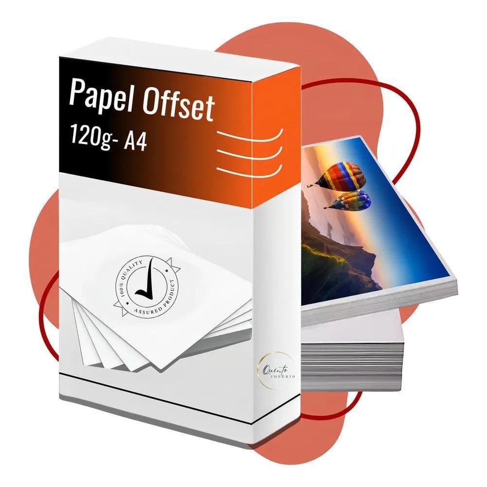 Papel A4 120G Branco Premium Quinto Império - 250 Folhas