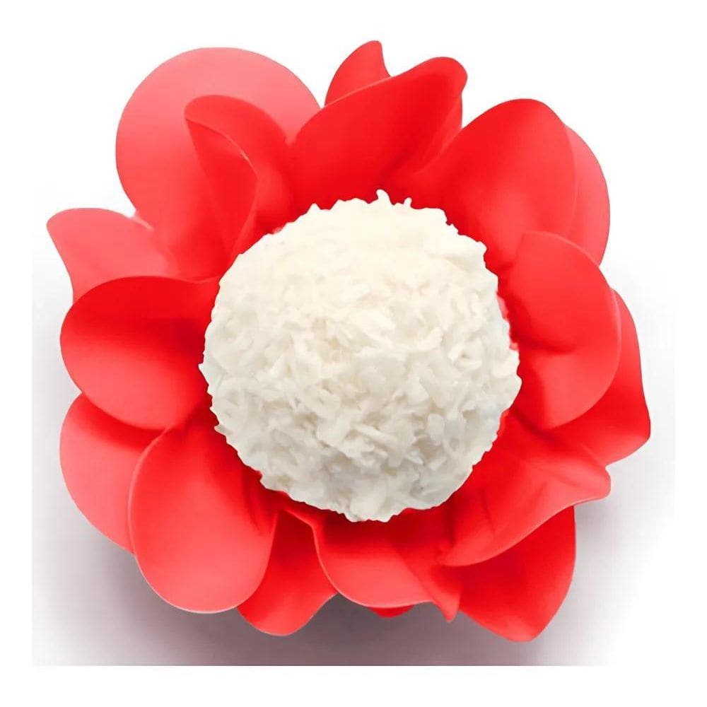 Forminhas Flor Luxo 80 Und: Casamento, Festa, Doce Vermelho