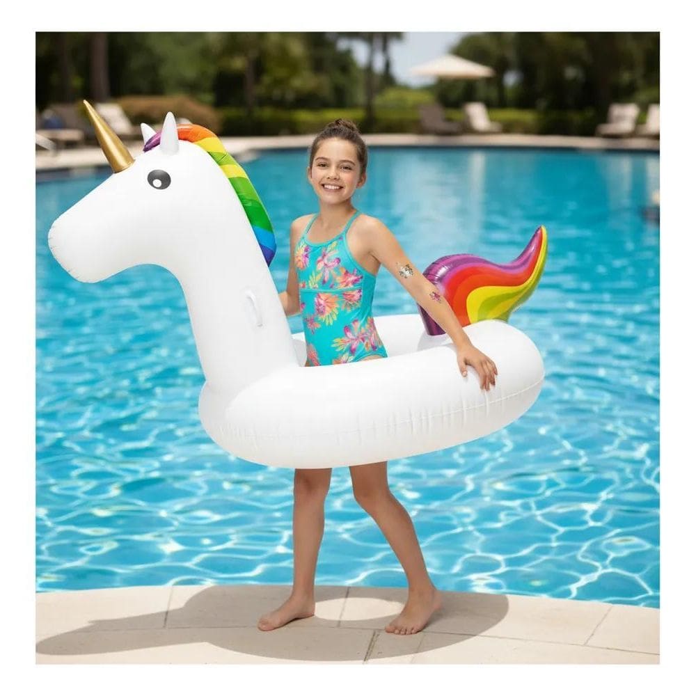 Boia Unicórnio Gigante 90Cm: Diversão Total Adulto/Infantil