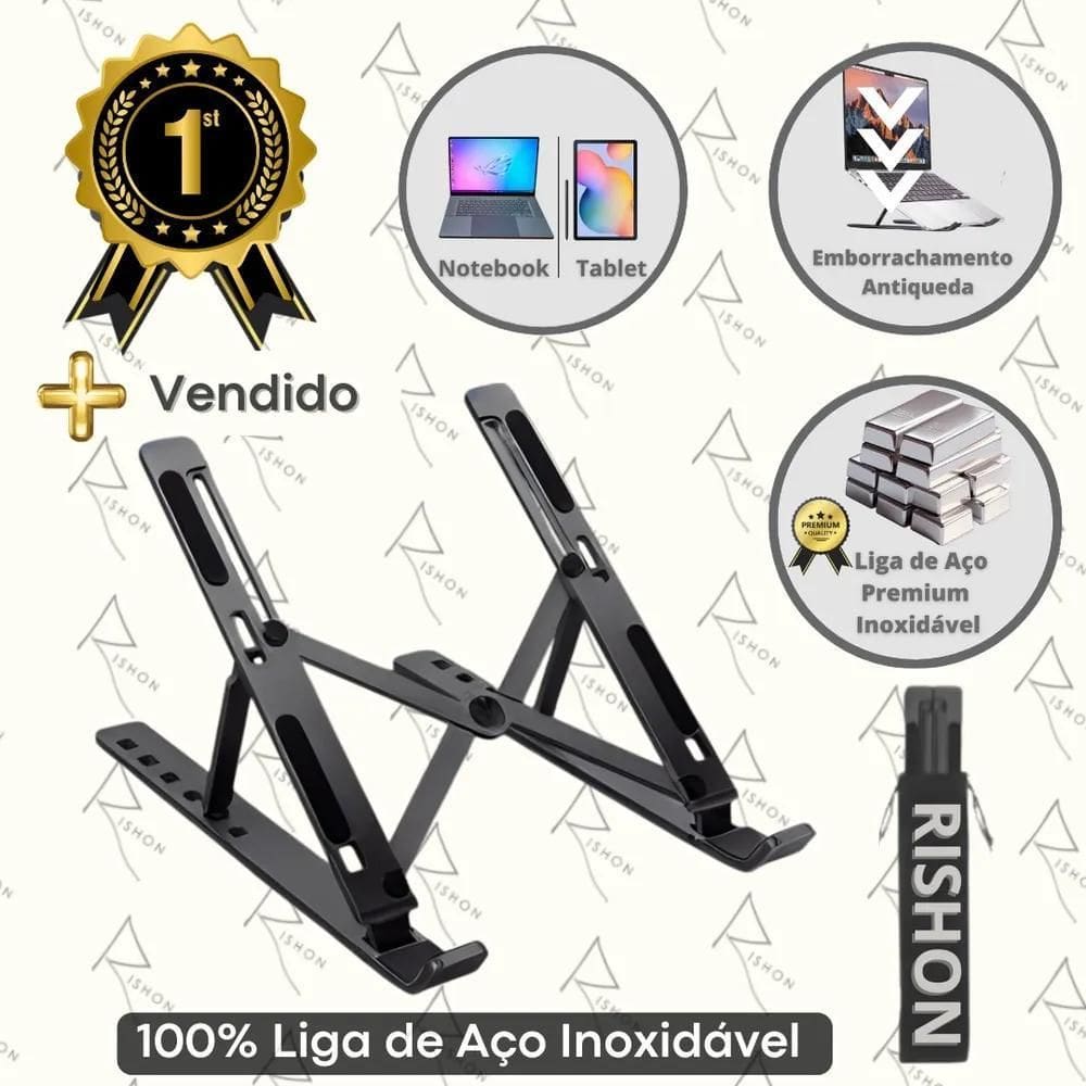 2X Suporte Note Apoio Notebook Laptop Computador Mesa Univer