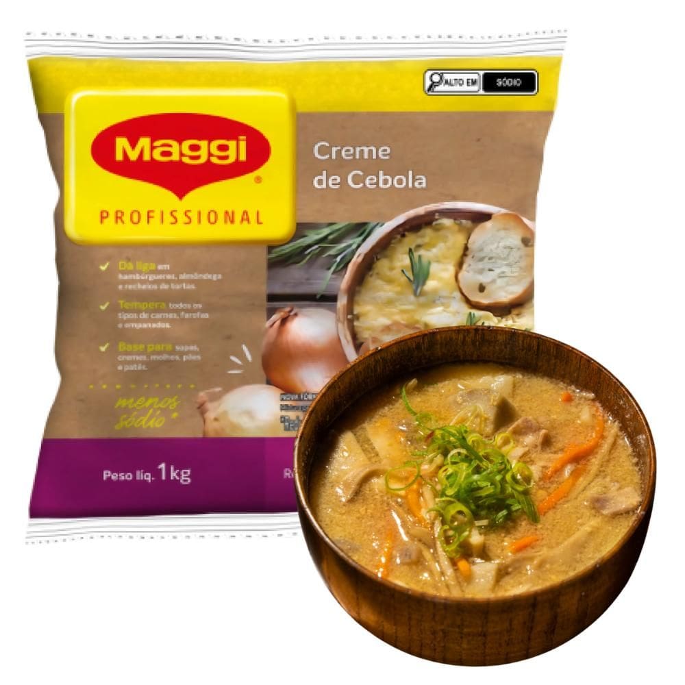 Creme De Cebola Sopa Maggi 1kg Profissional Tempero Molho Assado