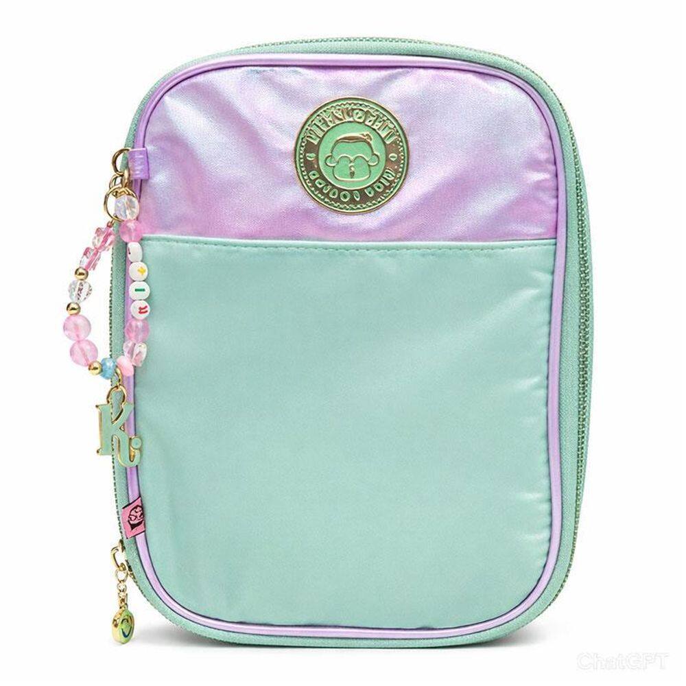 Estojo Escolar Infantil Box KK2634M Verde - Kika