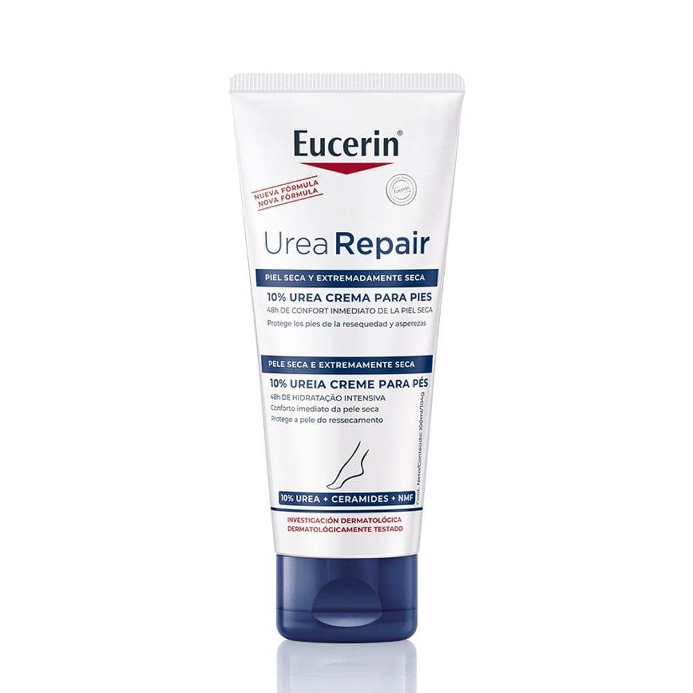Creme Hidratante para Pés Eucerin Urea Repair Plus Hidratação Intensiva Ureia Pele Seca e Extra Seca 100ml