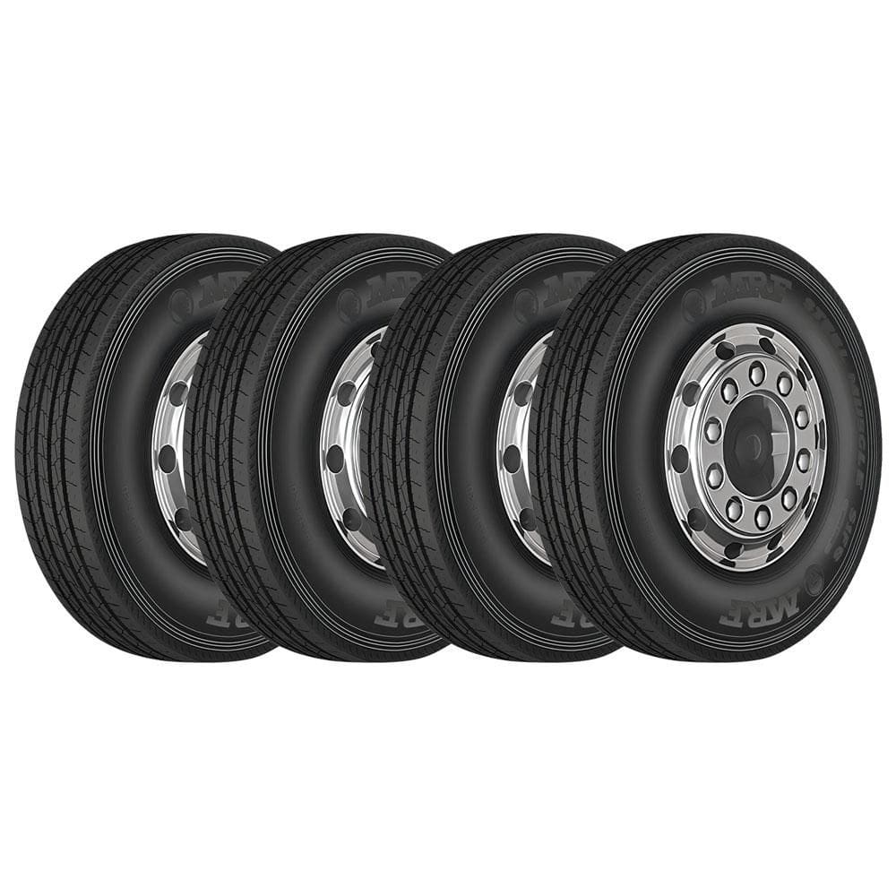 KIT 4 Pneus MRF 295/80 R22.5 Steel Muscle S1F6 152/148M Liso