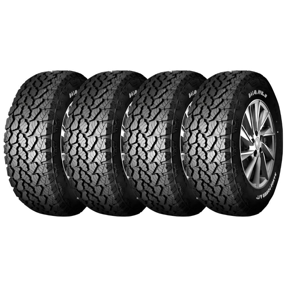 KIT 4 Pneus Wanli SU011 265/65 R17 AT 120/117S 10PR LT OWL