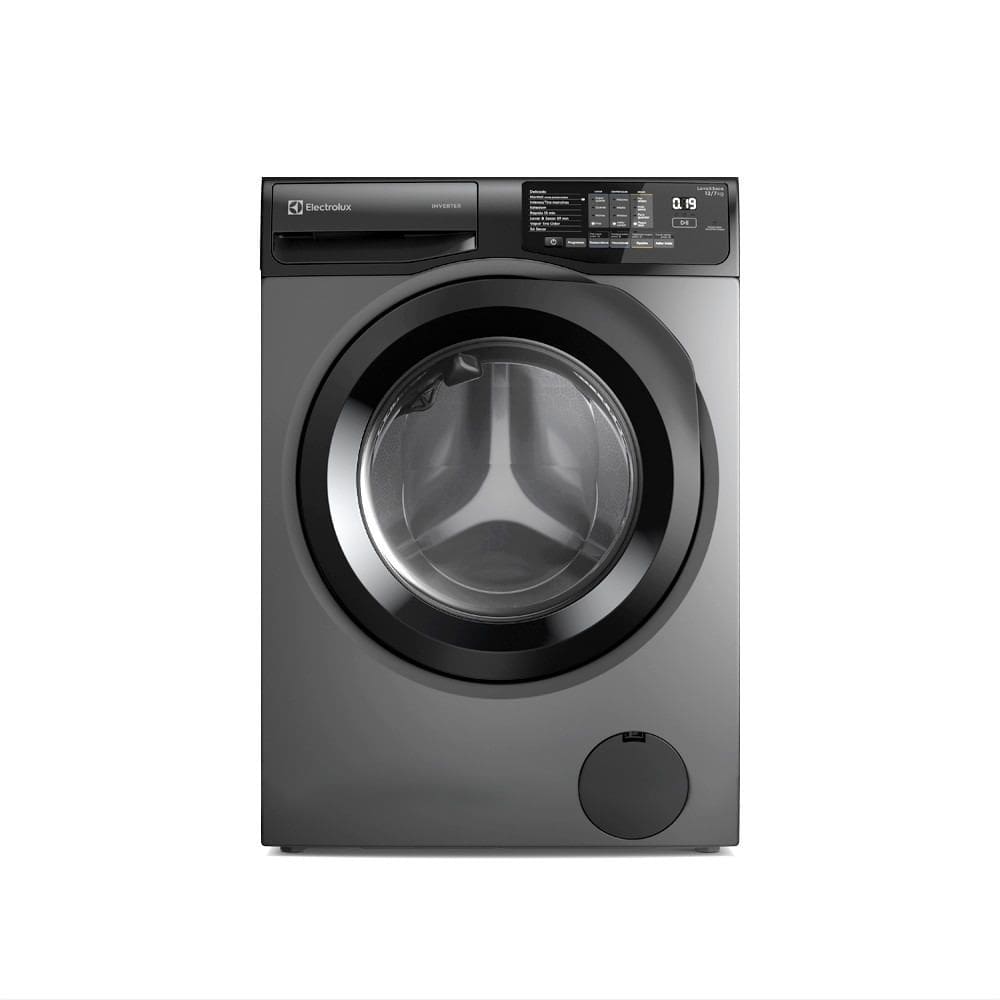 Lava e Seca Electrolux 12Kg Cinza Ônix Inverter com Água Quente e Lavagem Inteligente (LSC12)