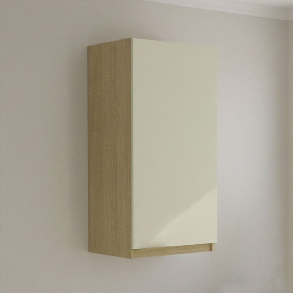 Armário Aéreo Cozinha 40 Cm Nanda 1 Porta Natural/Arenas - Tecno Mobili