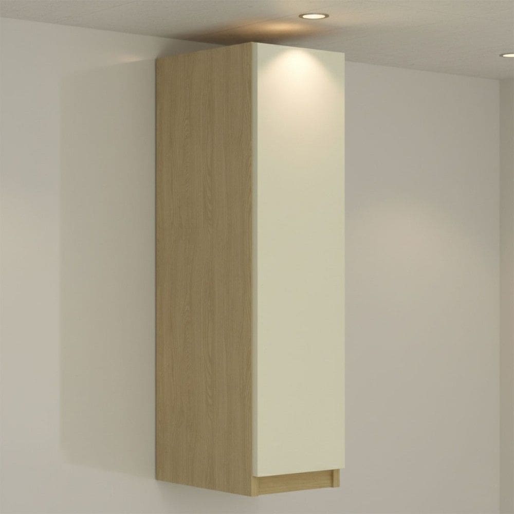 Armário Aéreo Cozinha 20 Cm Nanda 1 Porta Natural/Arenas - Tecno Mobili