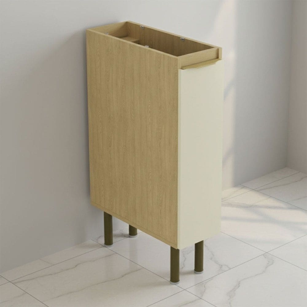 Balcão de Cozinha 20 Cm Nanda 1 Porta Natural/Arenas - Tecno Mobili