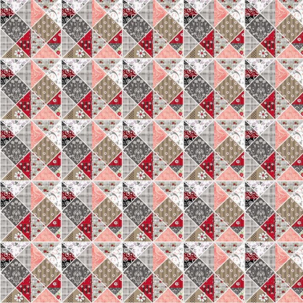 Papel De Parede Flores E Arabesco Coloridos Autocolante