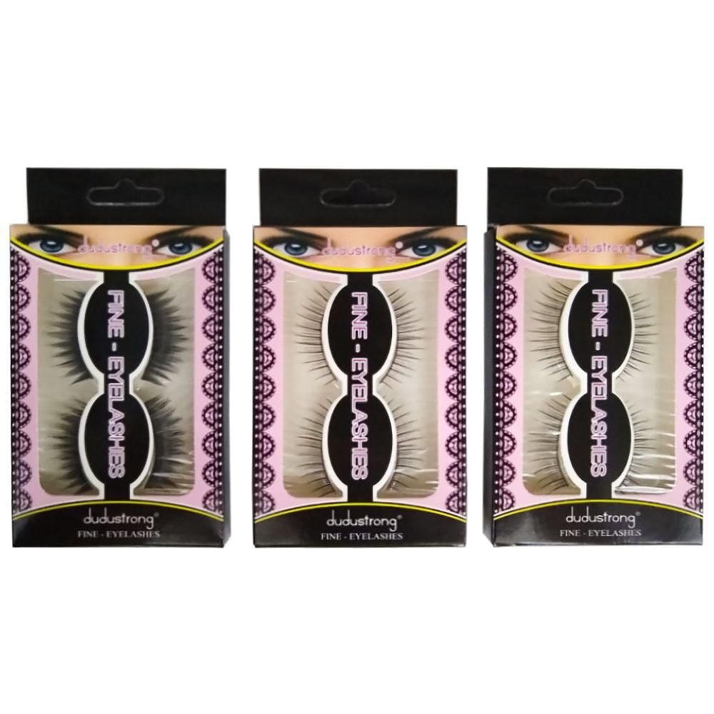 Cílios Artificiais De Plástico Com 2 Pares Tami2659