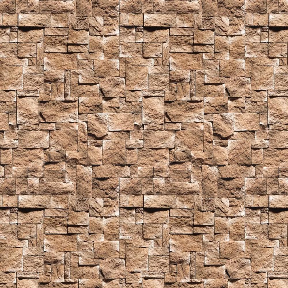 Papel De Parede Cubos Mármores Vermelhos Autocolante Sala