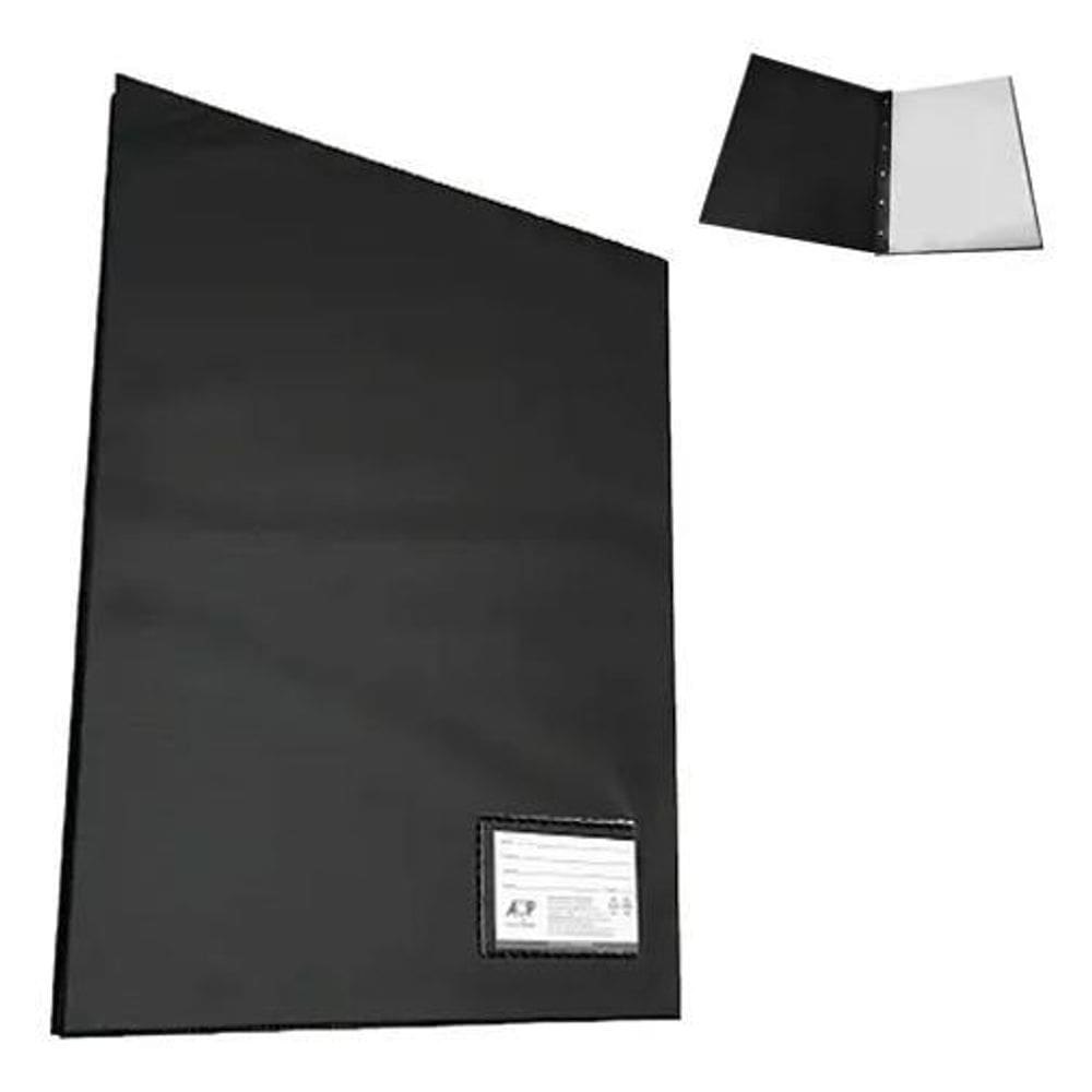 Pasta Catálogo A3 Acp Preto: 50 Plásticos Grossos Proteção