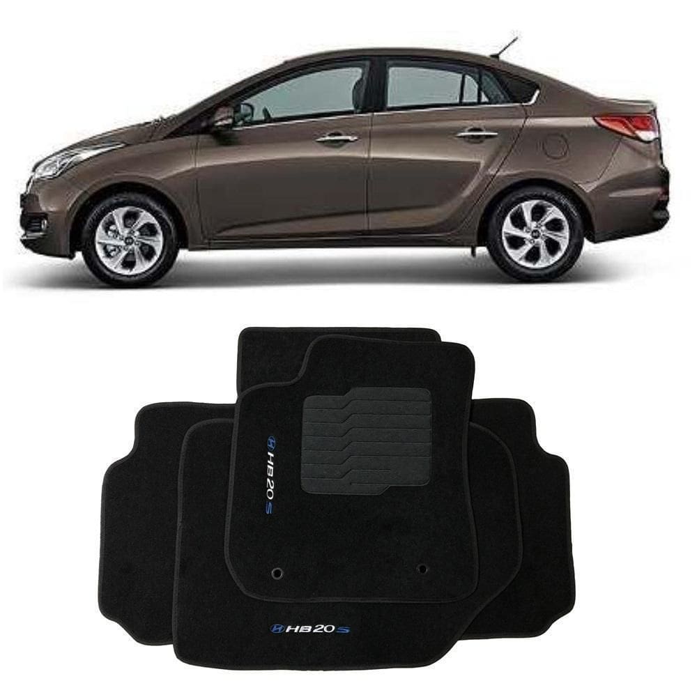 Tapete Automotivo Carpete Linha Luxo Hyundai Hb20S