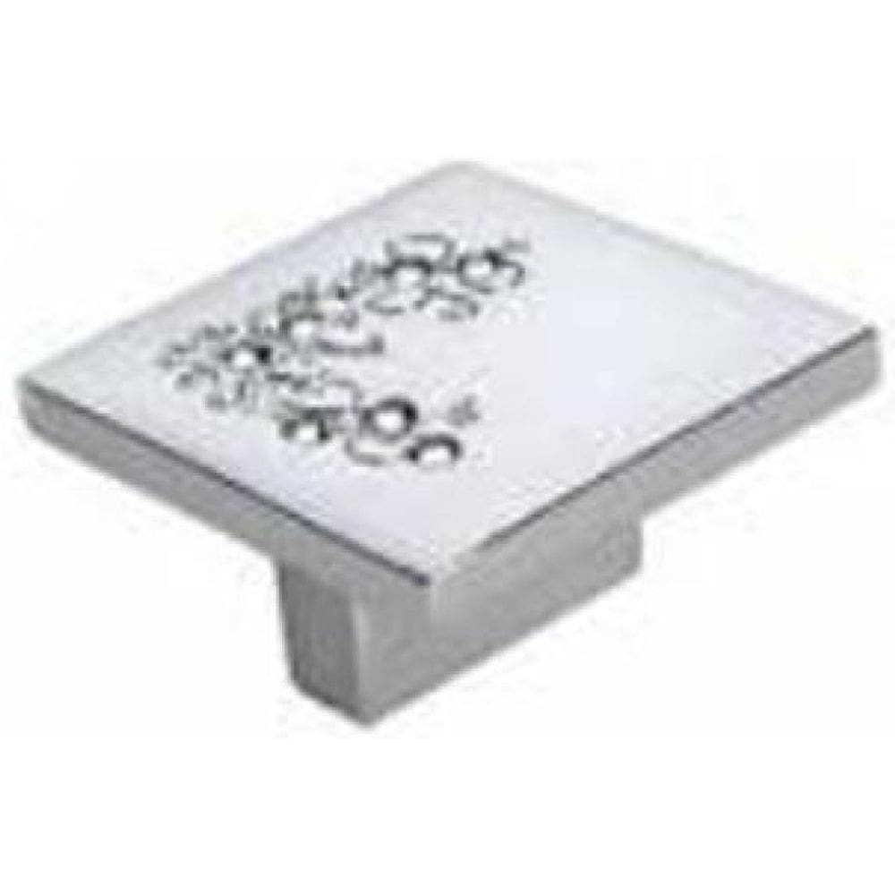 Puxador Firenze Floral Cromado - Gruppa