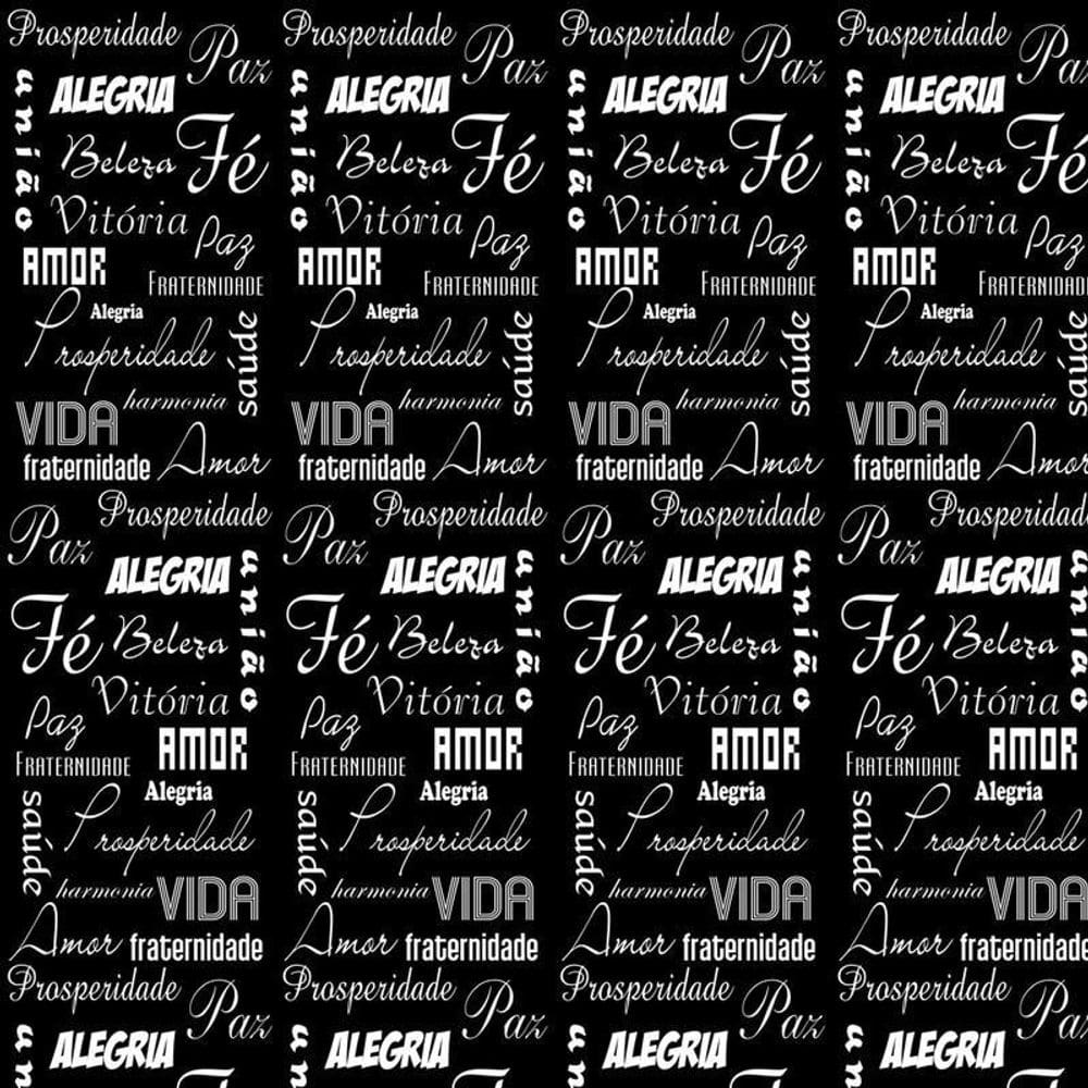 Papel De Parede Preto Palavras Deus Paz Amor Vida Fé Saúde