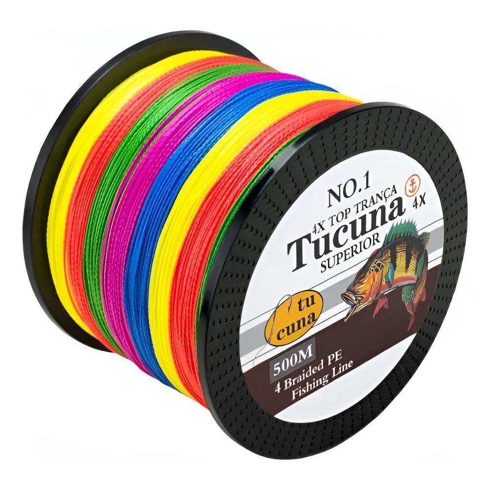 Linha Multifilamento 500M Tucuna - U Verde Tucuna 0,45Mm