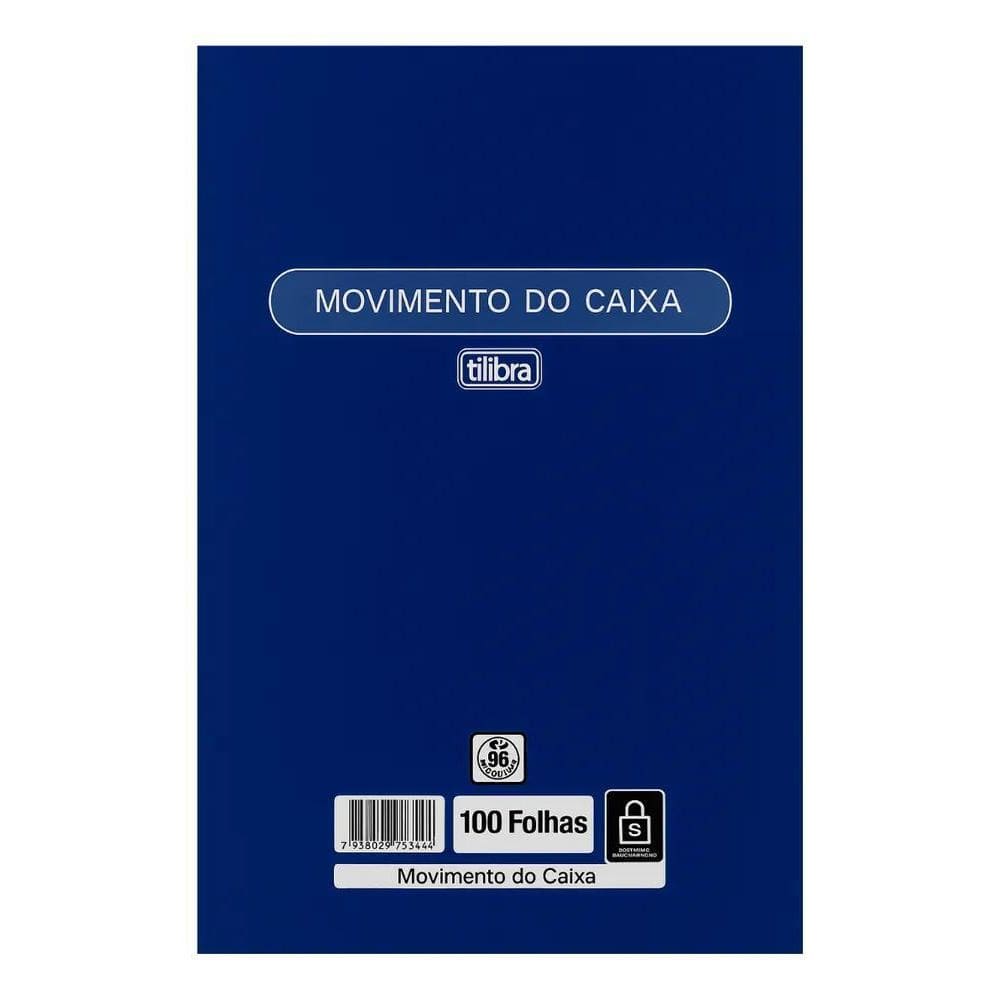 Movimento De Caixa Grande 100 Fls: Controle Total