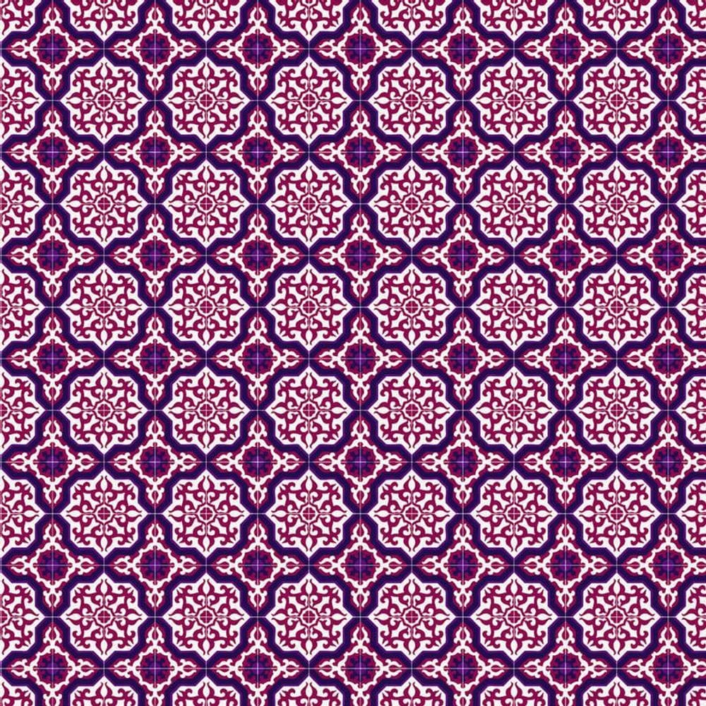 Papel De Parede Azulejos Tons Vermelho Banheiro E Cozinha