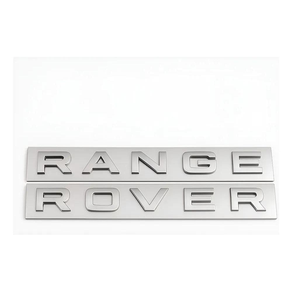 Emblema Range Rover Evoque: Grade/Trasei Prata Fosco