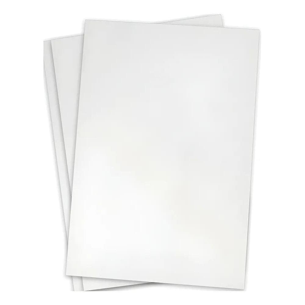 Papel Adesivo Opaline Branco A4 100 Fls: Impressão Profissio