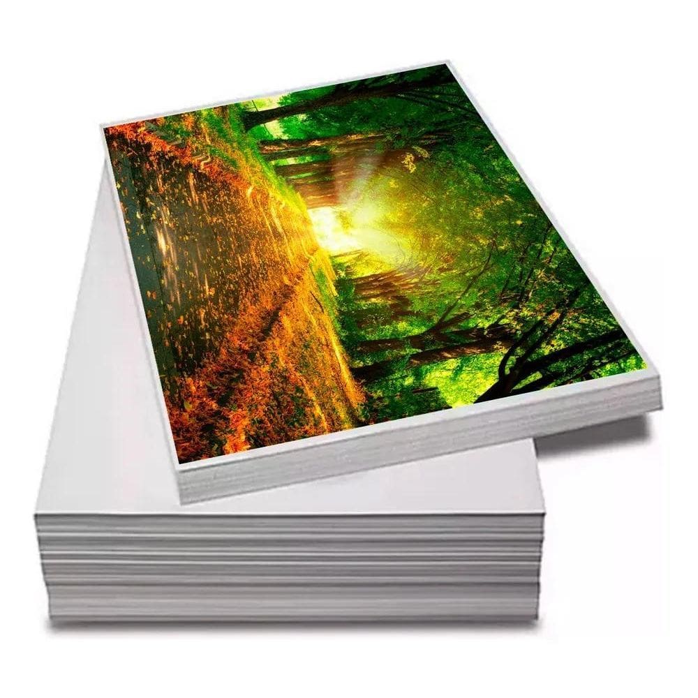 Papel Fotográfico A4 Adesivo Glossy 115G 200 Folhas