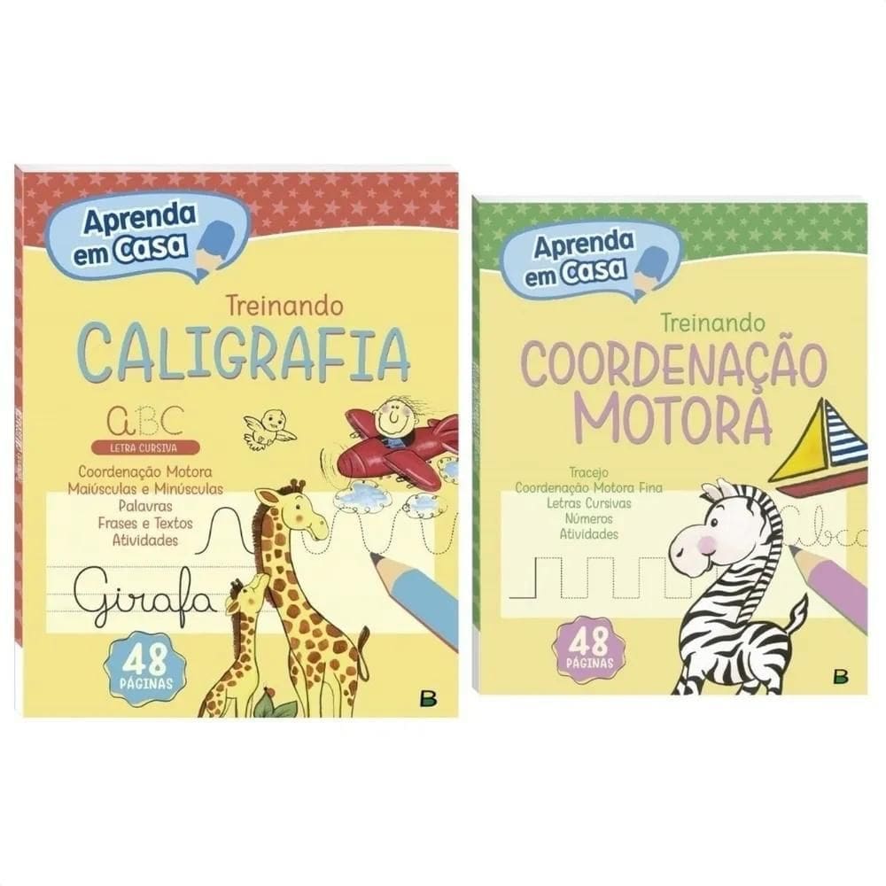 Cadernos Caligrafia Infantil: Letra, Números E Abc Para Apre