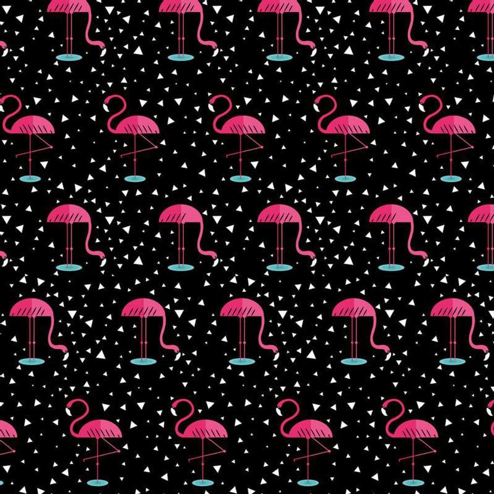 Papel De Parede Flamingo Autocolante Decorativo Sala Quarto