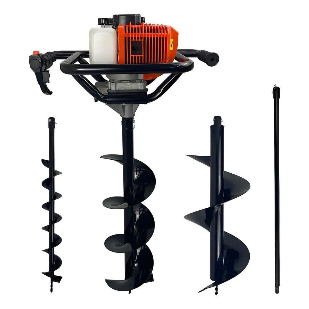 Perfurador Solo 52Cc Gasolina Com 3 Brocas + Extensão 1M