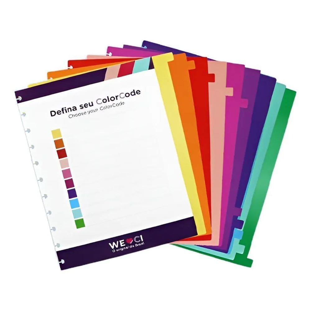 Caderno Inteligente 10 Matérias Colorcode: Organização Total
