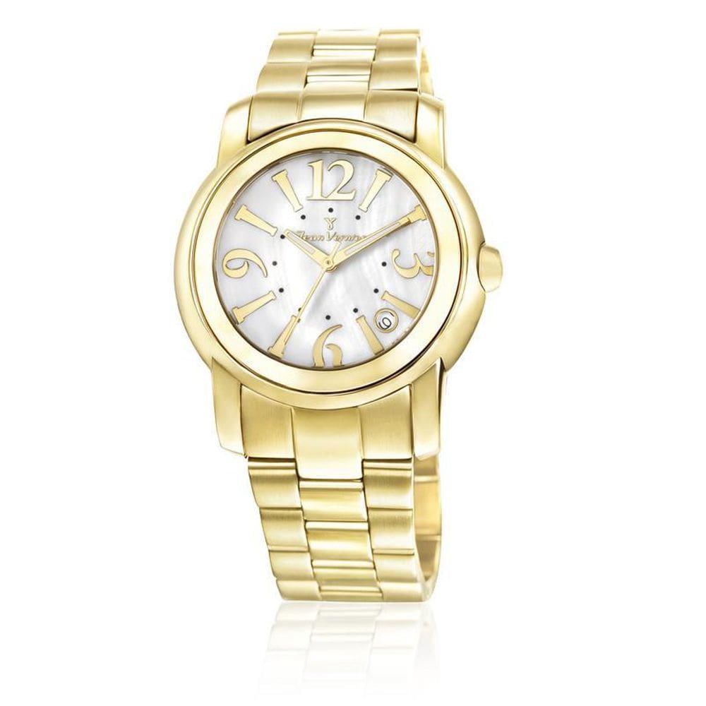 MP - Relo gio De Pulso Jean Vernier Analo gic