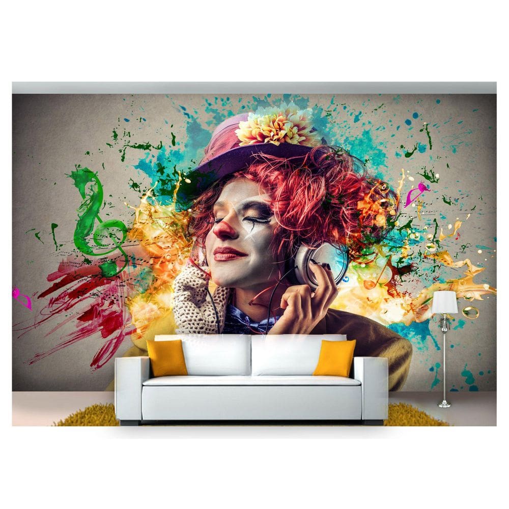 Papel De Parede Instrumentos Musicais 3D Mus25