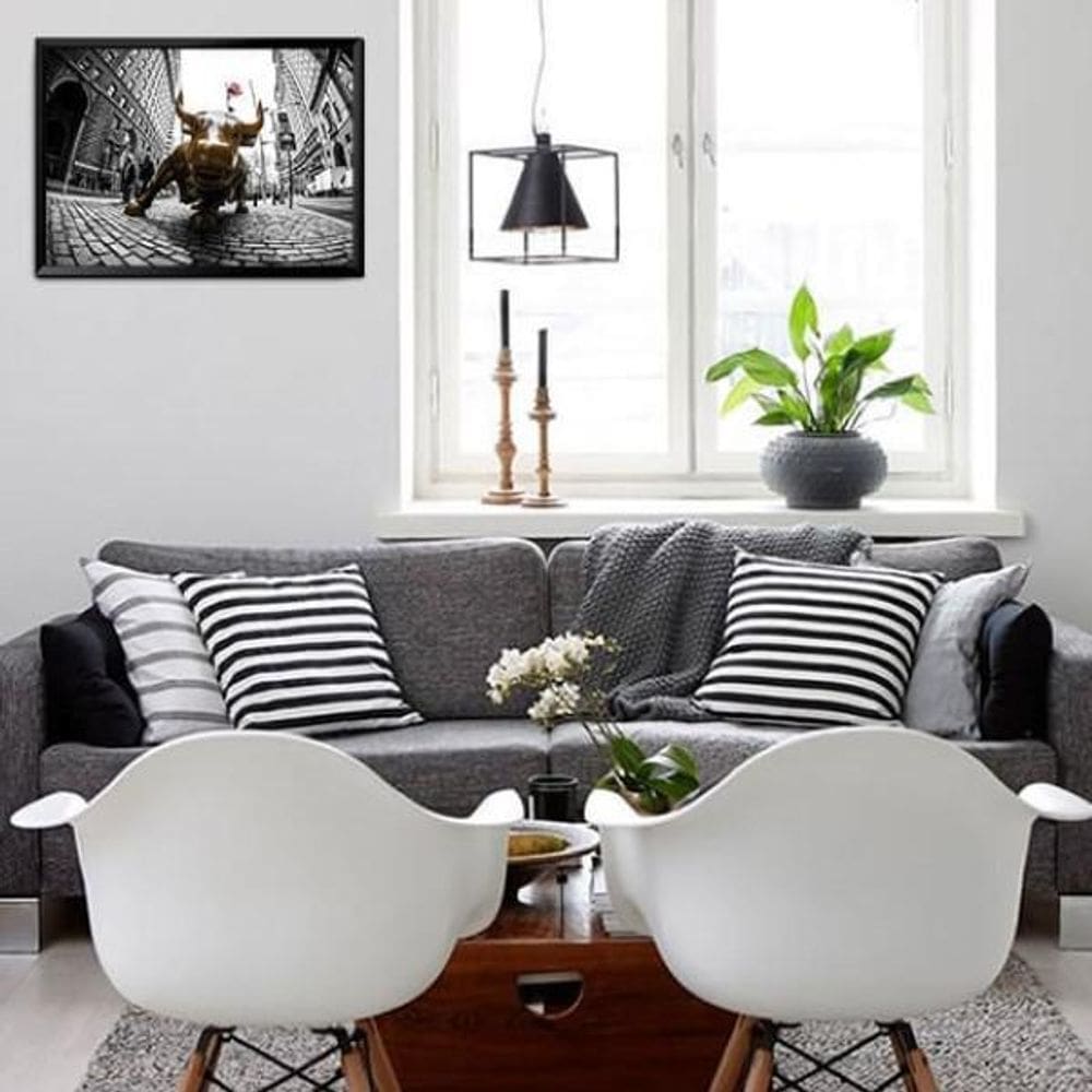 Quadro Bull Wall Street 1 A4