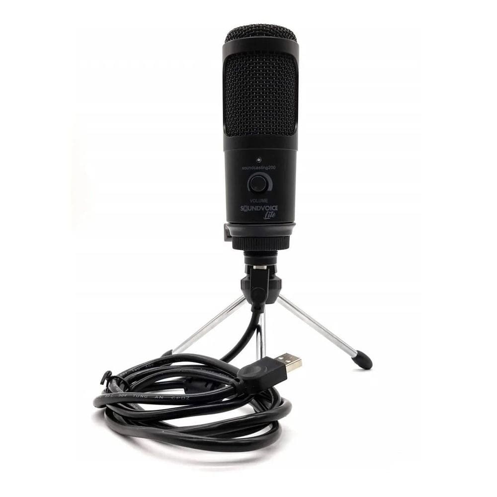 Microfone Condensador Usb Soundvoice Lite Soundcasting 1200